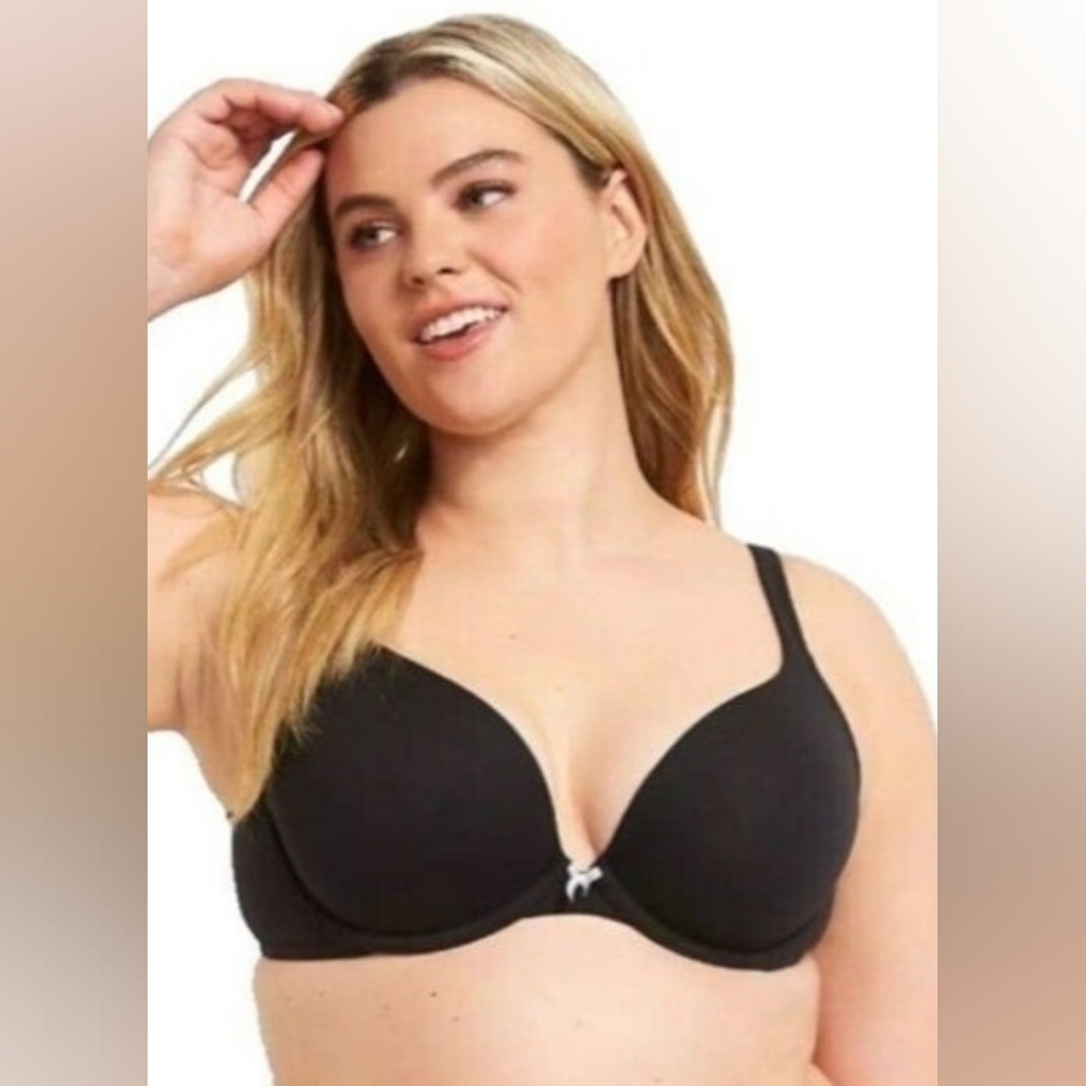 Lane Bryant Cacique Boost Plunge bra 44C - Picture 2 of 11